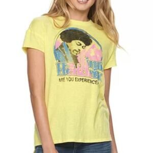 Authentic Hendrix Lemon Tee - "Are You Experienced"